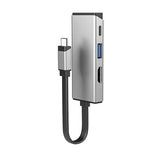 Alogic USB-hub MagForce Trio 3-in-1 Grå