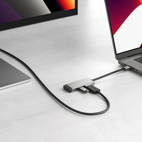 Alogic USB-hub MagForce Trio 3-in-1 Grå