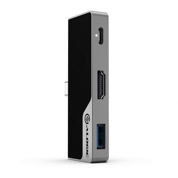 ALOGIC Ultra USB-C Dock NANO MINI - HDMI, USB, lyd + 60W PD rumgrå