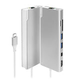 ALOGIC Ultra USB-C Dock PLUS - HDMI. MDP. USB. Ethernet. kortlæser og 100W PD Sølv