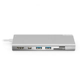 ALOGIC Ultra USB-C Dock PLUS - HDMI. MDP. USB. Ethernet. kortlæser og 100W PD Sølv