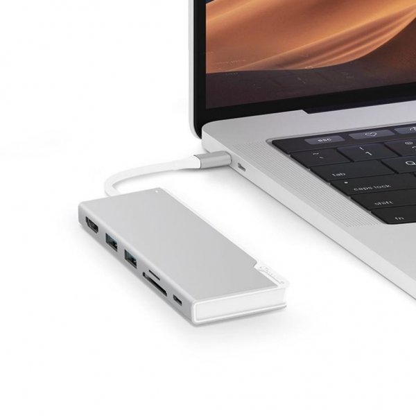 ALOGIC Ultra USB-C Dock UNI - HDMI. USB. SD-Kort 100W PD Sølv