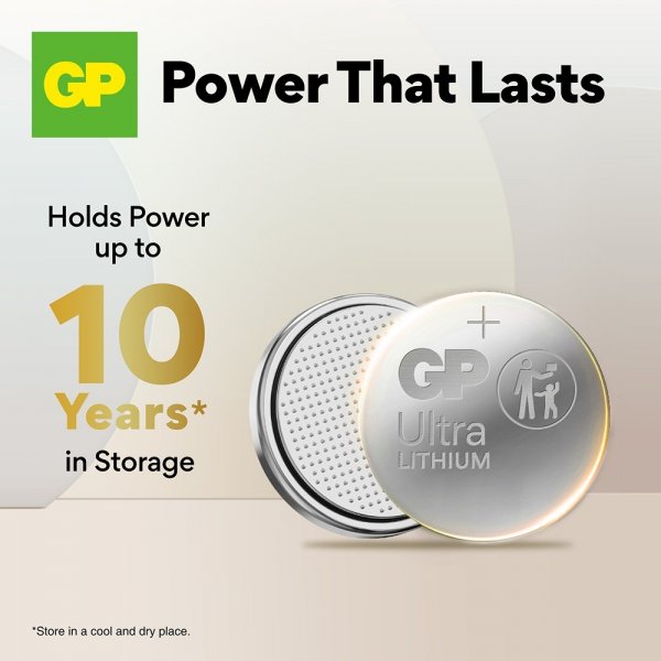 GP Ultra Lithium Batteri Knapcelle CR2032 4-pak