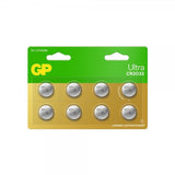 GP Ultra Lithium Batteri Knapcelle CR2032 8-pak