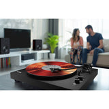 Mixx System 5 Vinyl-Afspiller Stereo med Højtalere Sort