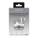 Mixx Trådløse Høretelefoner StreamBuds Switch Clear ANC Hvid