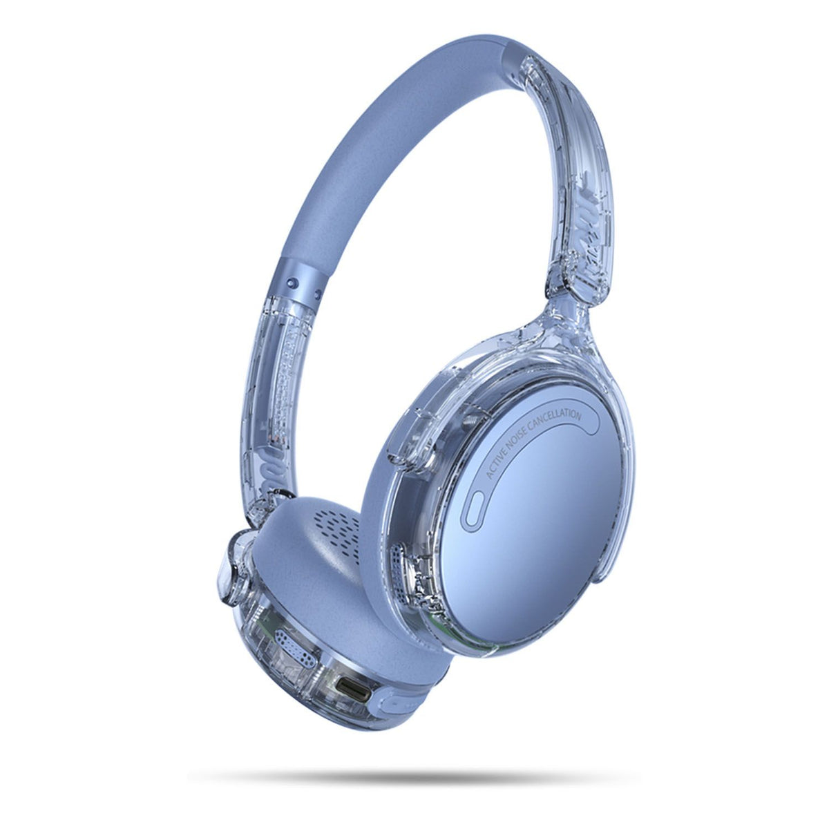 Mixx Trådløse On-Ear Høretelefoner StreamQ Go ANC Clear Blå