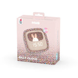Mobility on Board Vækkeur med Natlys Billy Clock Rainbow Leopard