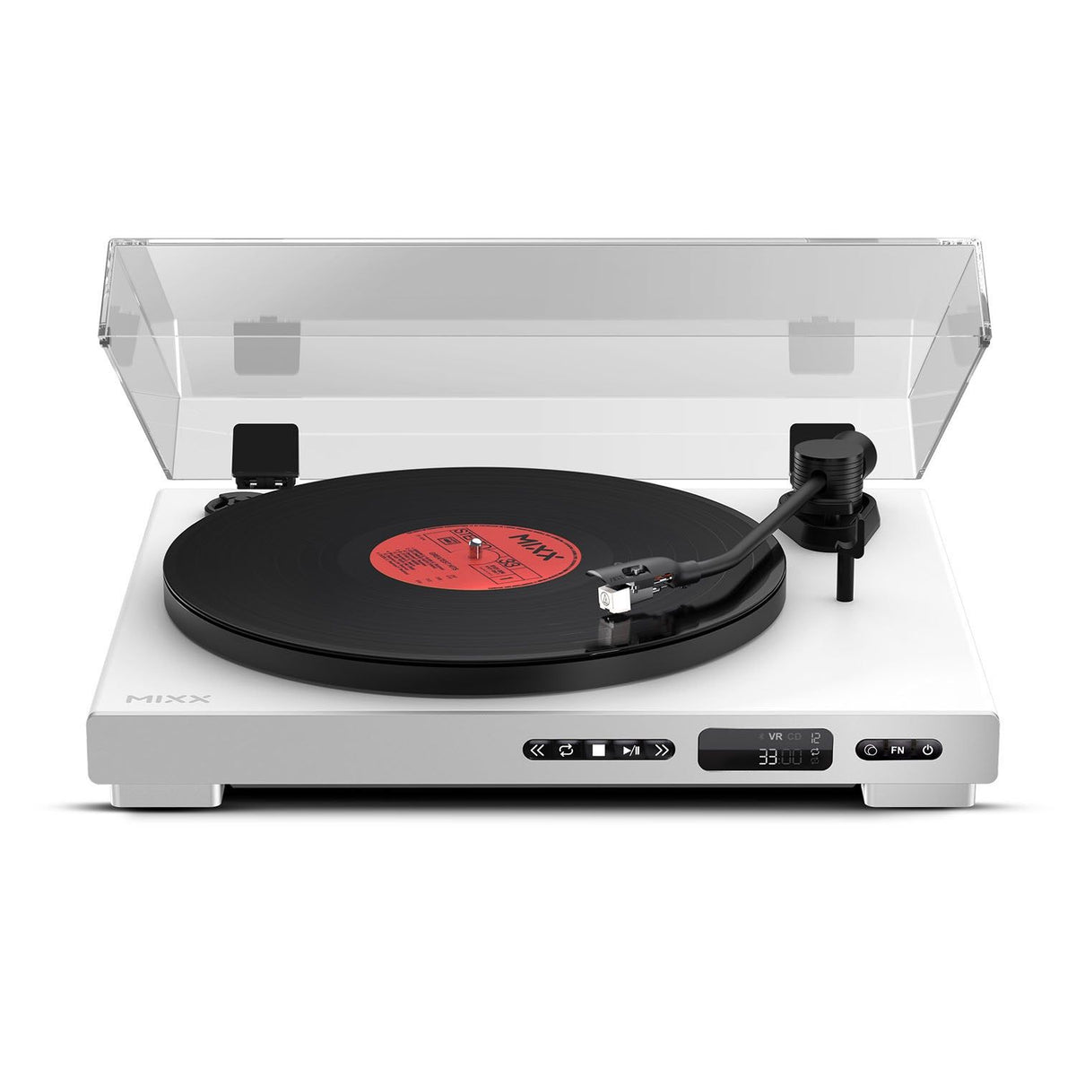 Mixx Analog Plus 2-i-1 Vinyl- og CD-Afspiller Hvid
