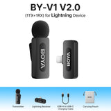 Boya Trådløs Mikrofon By-V1 Mini V2.0 Lightning 2.4 Ghz