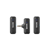 Boya Trådløs 2.4 GHz Mikrofon 2x BY-WM3T-M2 3.5 mm TRS