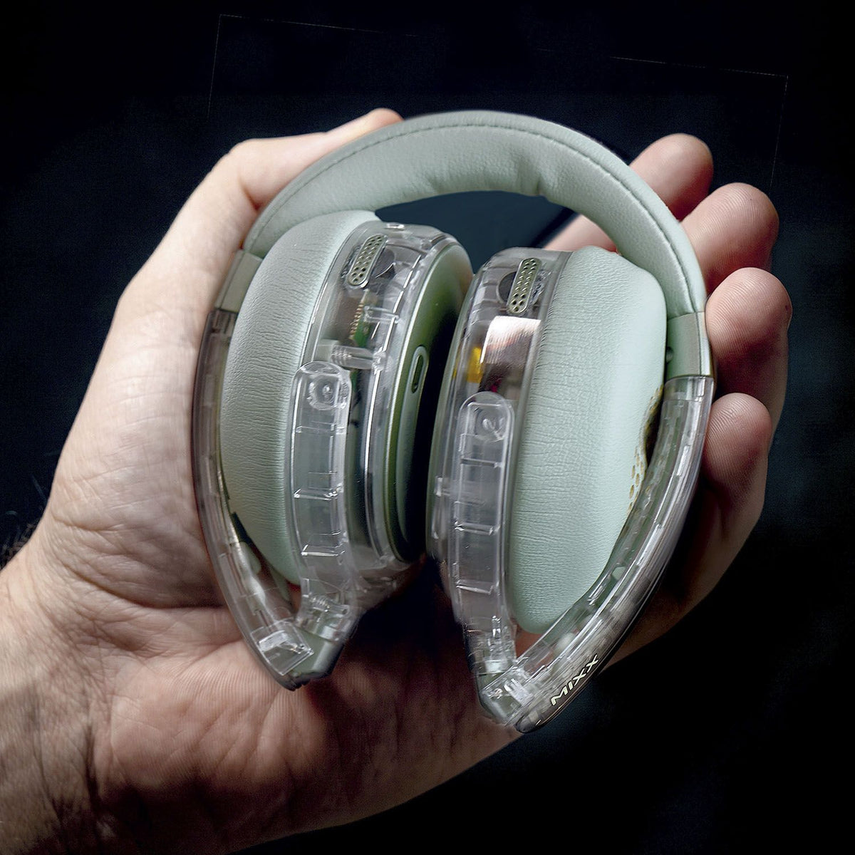 Mixx Trådløse On-Ear Høretelefoner StreamQ Go ANC Clear Grøn