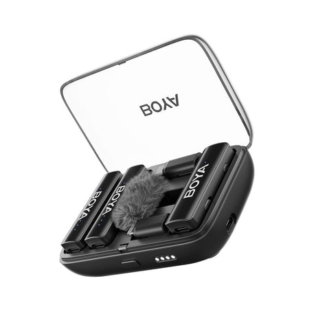 Boya Mikrofon BOYALINK V2.0 Trådløs X2-system 3.5mm/Lightning/USB-C