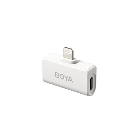 Boya Trådløs 2.4 GHz Mikrofon 2x Omic-D Lightning Hvid
