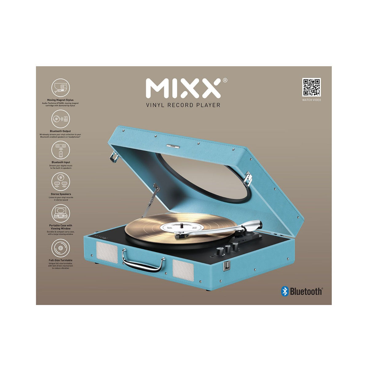 Mixx Revival 65 Vinylspiller Stereo Turkis