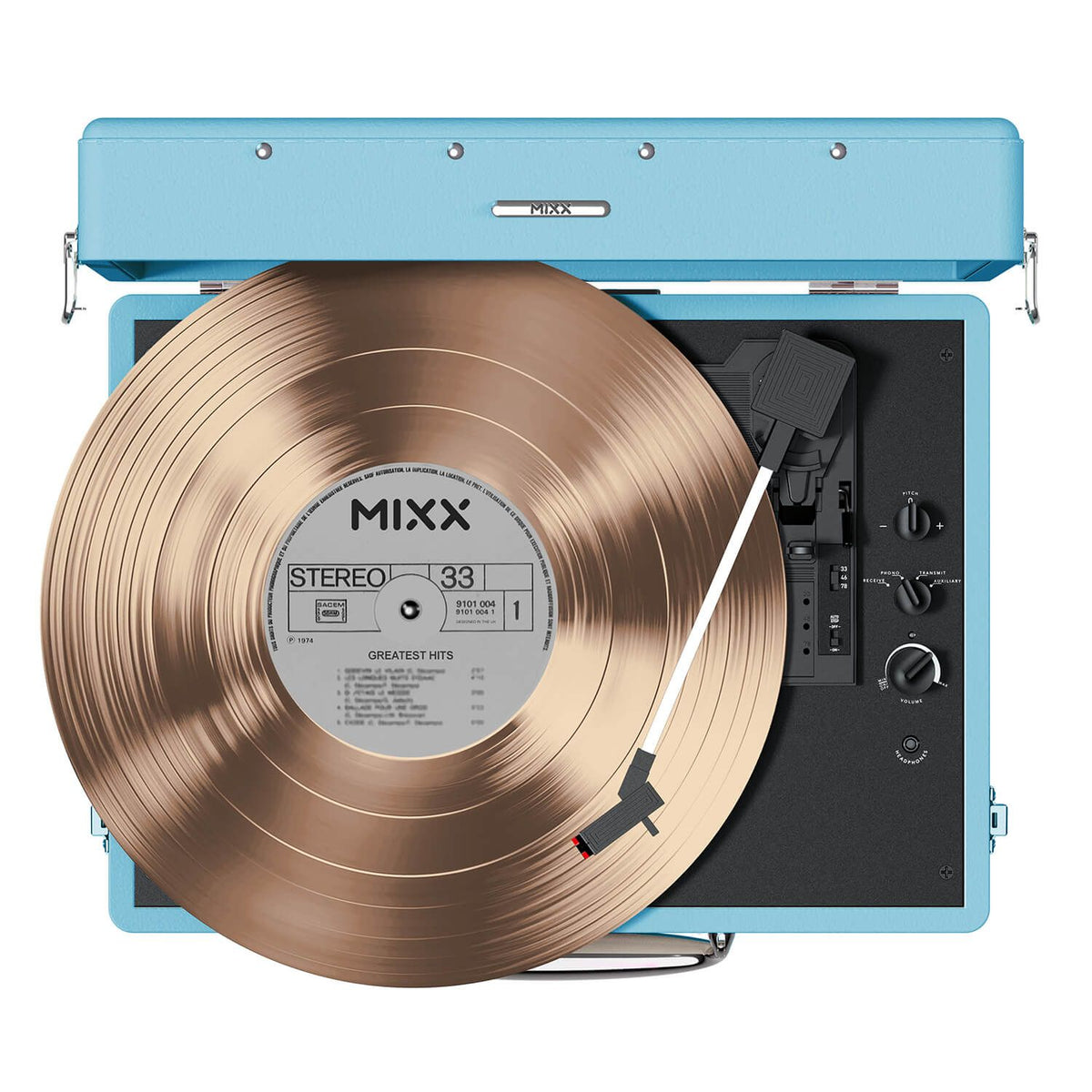 Mixx Revival 55 Vinyl-Afspiller Stereo Turkis