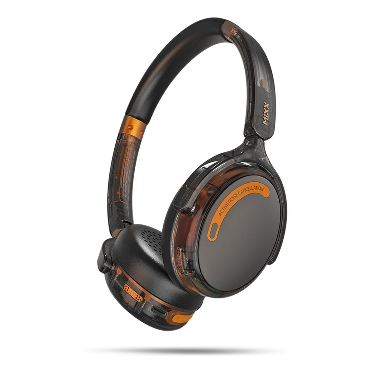 Mixx Trådløse On-Ear Høretelefoner StreamQ Go ANC Clear Sort