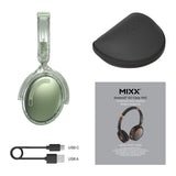 Mixx Trådløse On-Ear Høretelefoner StreamQ Go ANC Clear Grøn