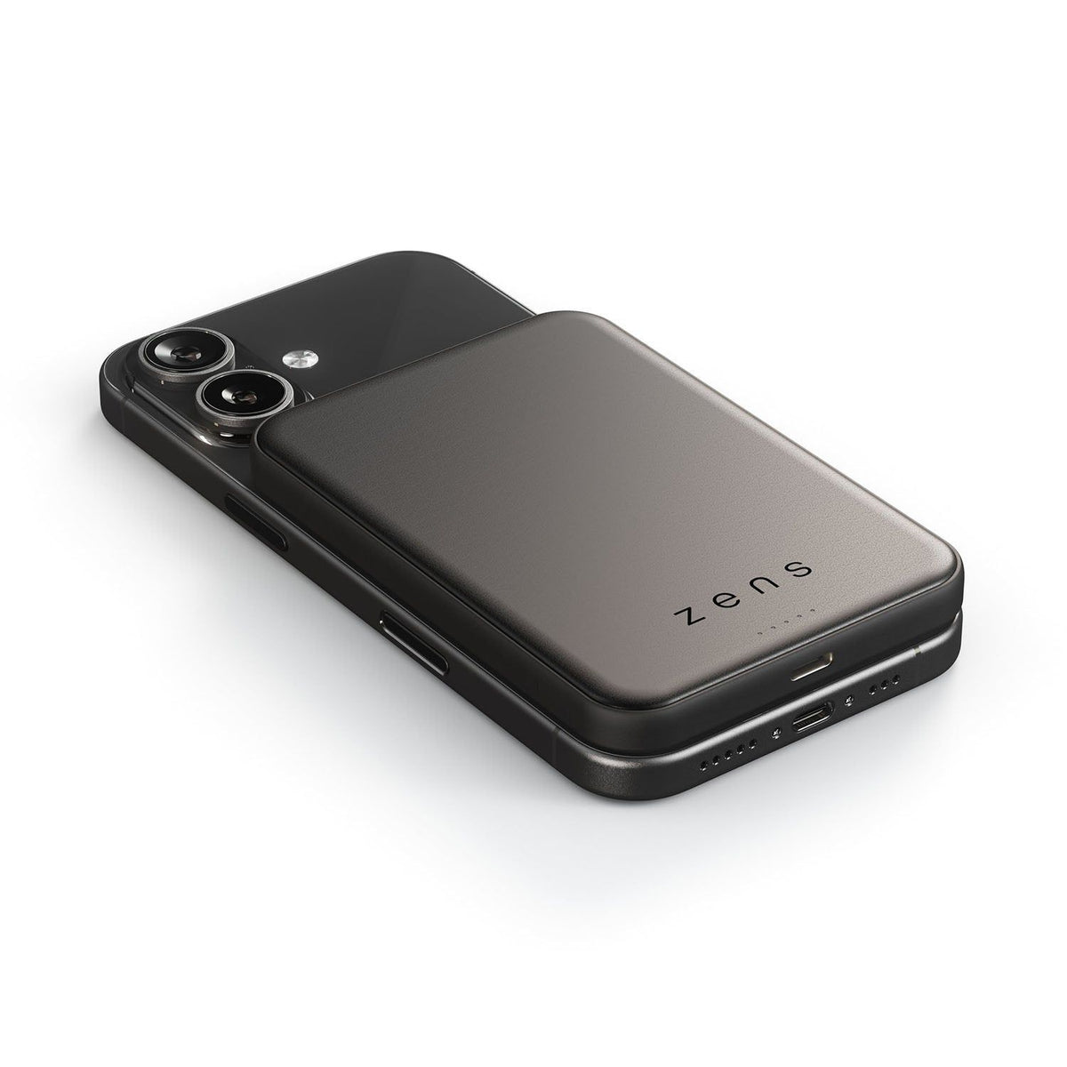 Zens Semi Solid State Powerbank Qi2.2 5 000 mAh Sort