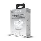 Mixx Trådløse Open-Ear Høretelefoner StreamBuds Switch Clips Hvid