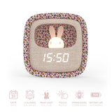 Mobility on Board Vækkeur med Natlys Billy Clock Rainbow Leopard