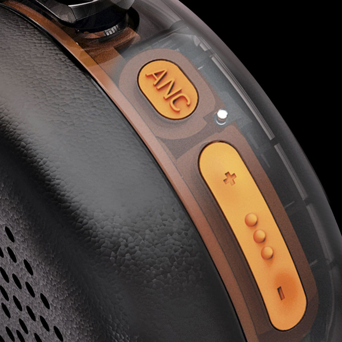 Mixx Trådløse On-Ear Høretelefoner StreamQ Go ANC Clear Sort