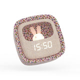 Mobility on Board Vækkeur med Natlys Billy Clock Rainbow Leopard