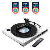 Mixx Analog Plus 2-i-1 Vinyl- og CD-Afspiller Hvid