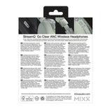 Mixx Trådløse On-Ear Høretelefoner StreamQ Go ANC Clear Grøn