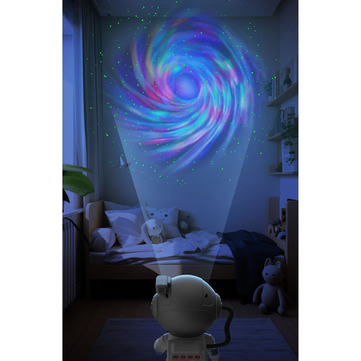 Mobility on Board Projektor Stellar Light Space Sølv Astronaut