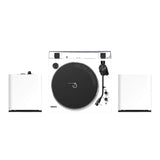Mixx System 5 Vinyl-Afspiller Stereo med Højtalere Hvid