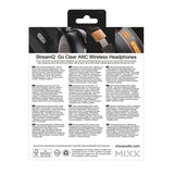 Mixx Trådløse On-Ear Høretelefoner StreamQ Go ANC Clear Sort