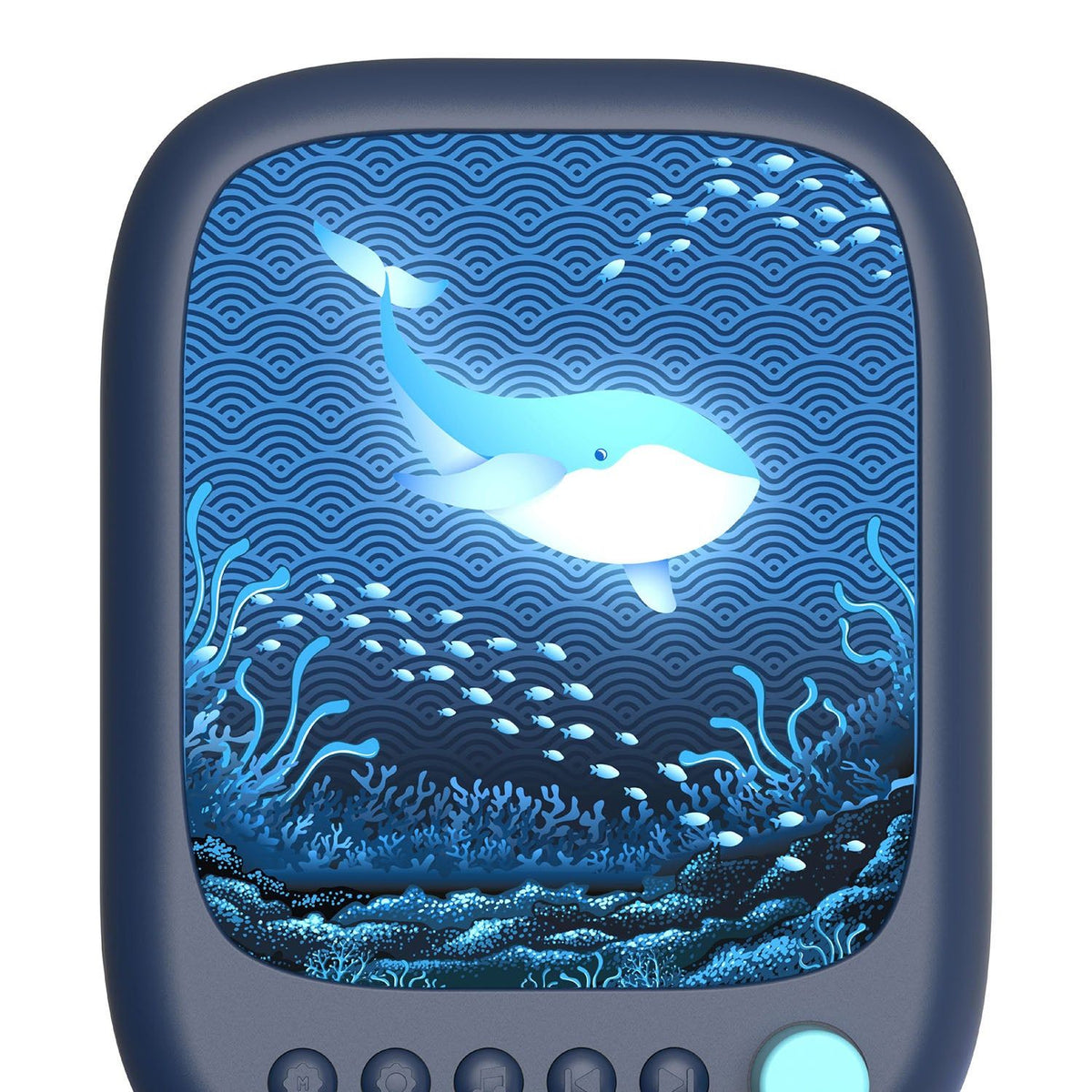 Mobility on Board Nattlampe Ocean Wavy Light Abyss Blue