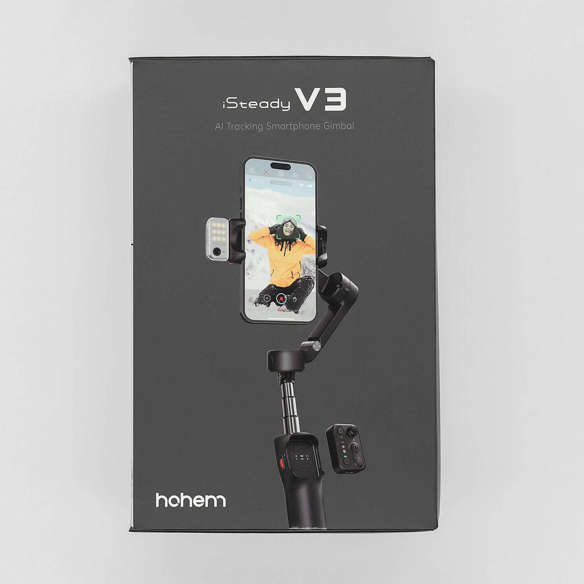Hohem iSteady V3 Smartphone Gimbal Sort Kit med AI
