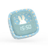 Mobility on Board Vækkeur med Natlys Billy Clock Blue Flower