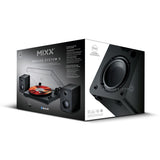 Mixx System 5 Vinyl-Afspiller Stereo med Højtalere Sort