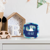 Mobility on Board Vækkeur med Natlys Billy Clock Blue Wave