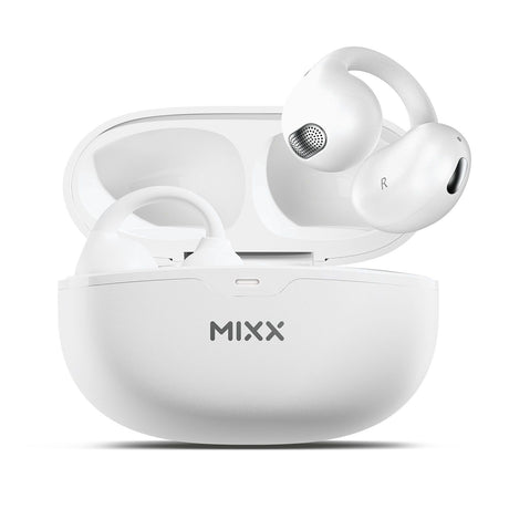 Mixx Trådløse Open-Ear Høretelefoner StreamBuds Switch Clips Hvid