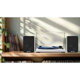 Mixx System 5 Vinyl-Afspiller Stereo med Højtalere Hvid