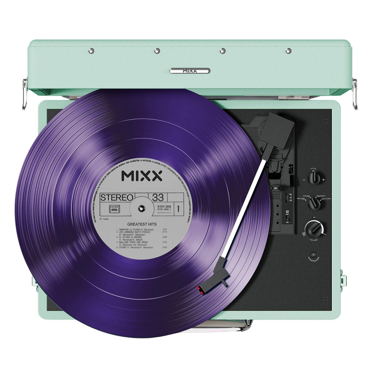 Mixx Revival 55 Vinylspiller Stereo Mintgrøn