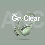 Mixx Trådløse On-Ear Høretelefoner StreamQ Go ANC Clear Grøn