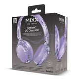 Mixx Trådløse On-Ear Høretelefoner StreamQ Go ANC Clear Lilla