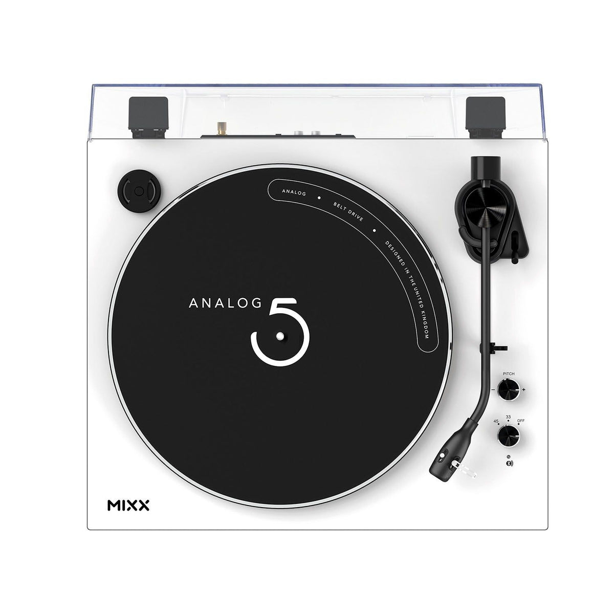 Mixx Analog 5 Vinyl-Afspiller Stereo Hvid