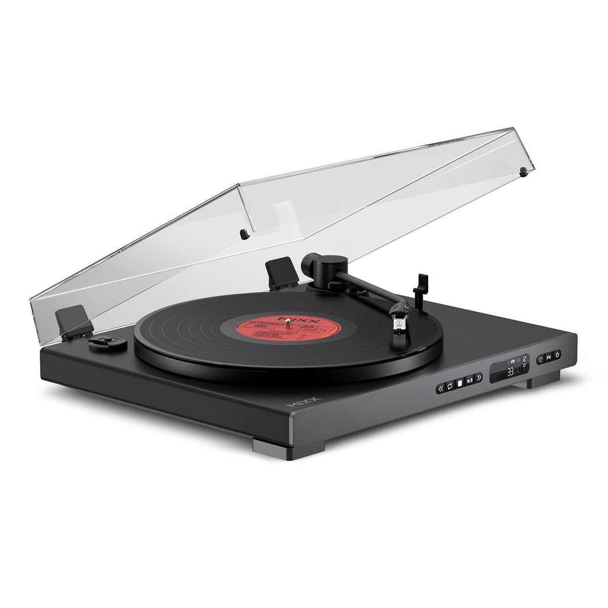 Mixx Analog Plus 2-i-1 Vinyl- og CD-Afspiller Sort