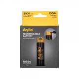 Aqiila Genopladeligt 18650-batteri USB-C