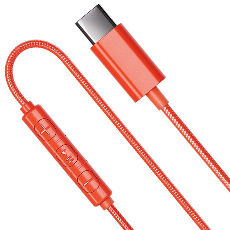 Urbanista Kablede Høretelefoner San Francisco 2 USB-C Poppy Orange