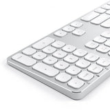 Satechi Tastatur med trådbunden USB-tilslutning Nordisk Layout Sølv