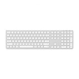 Satechi Trådløst tastatur til op til 3 enheder Nordisk Layout Sølv