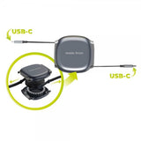 Mobile Origin USB-C Kabel 100W Optrækkeligt Kabel Boks Grå