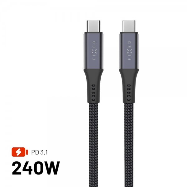 Fast USB-C Mediekabel USB4 gen 2 240W 2m